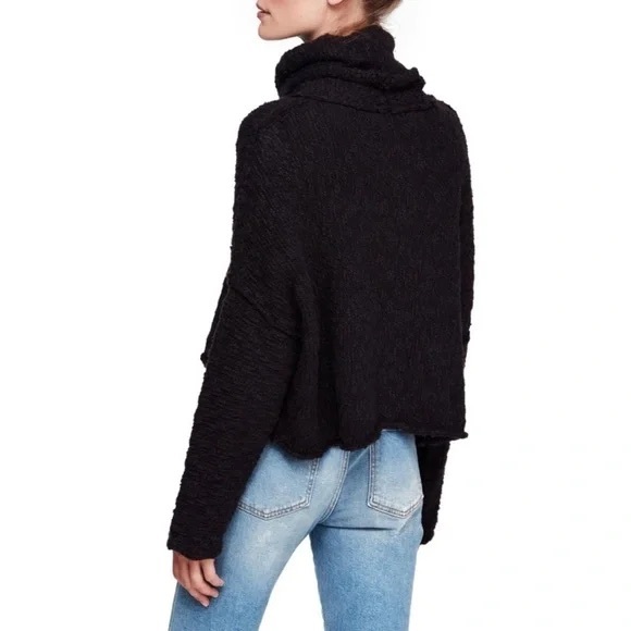Free People Big Easy Crop Turtleneck Sweater - Picture 3 of 3